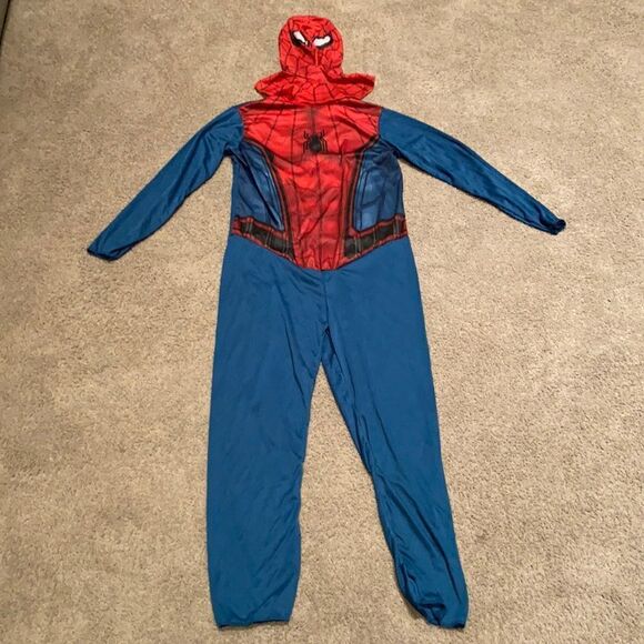 Kids Spider-Man Halloween Costume Size L NEW - Picture 1 of 9